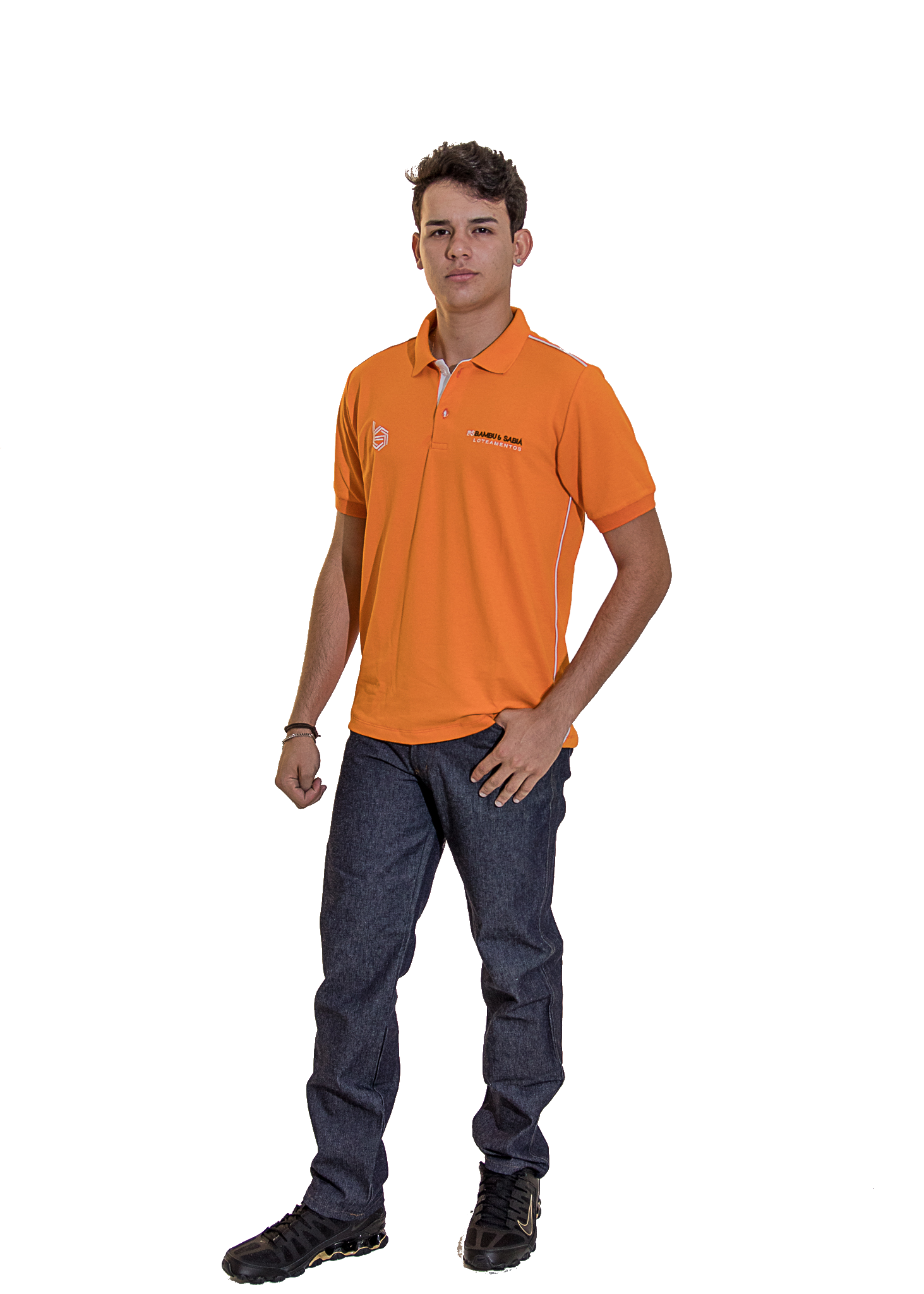 Camisa Polo Laranja